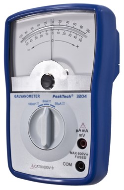 P3204 Analog Galvanometre 5 mA/100 mV DC